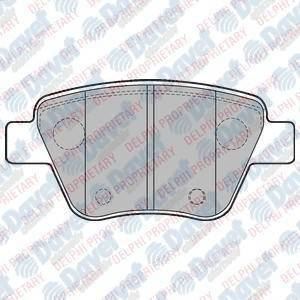 DELPHI LP2178 Fren Balatasi Arka (109mm) Leon Caddy Iii 2.0fsi Tdi 05-10